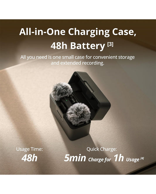 DJI Mic Mini Wireless Microphone 2TX + 1RX with Charging Case