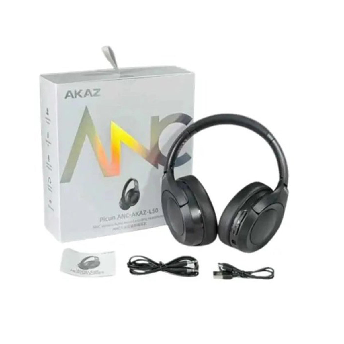 AKAZ L50 Wireless Bluetooth Over-Ear Headphones – Deep Bass & Stereo Sound