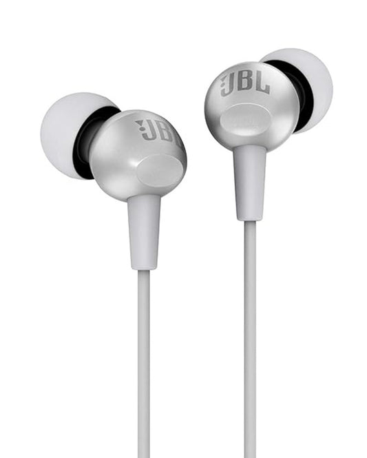 JBL C100SI 3.5mm In-Ear Earphones with 9mm Dynamic Drivers & Microphone
