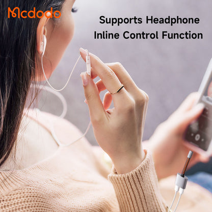 Mcdodo Port Tune CA312 2-in-1 USB-C to USB-C & 3.5mm Audio Adapter with 60W PD Charging