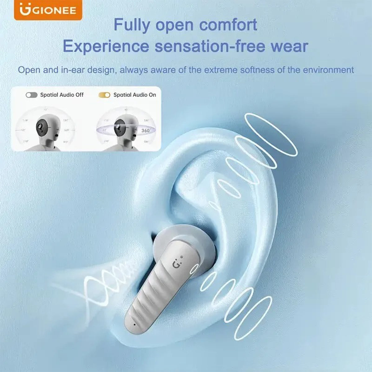 Gionee JL002 Wireless Earbuds – Bluetooth 5.4, & Hi-Fi Stereo Sound