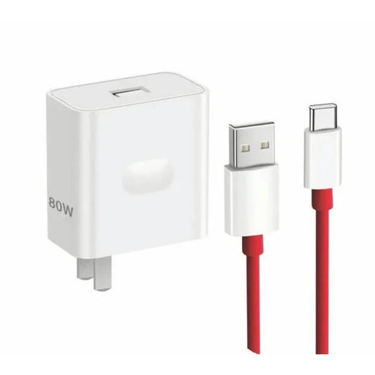OnePlus 80W SUPERVOOC Charger with Cable