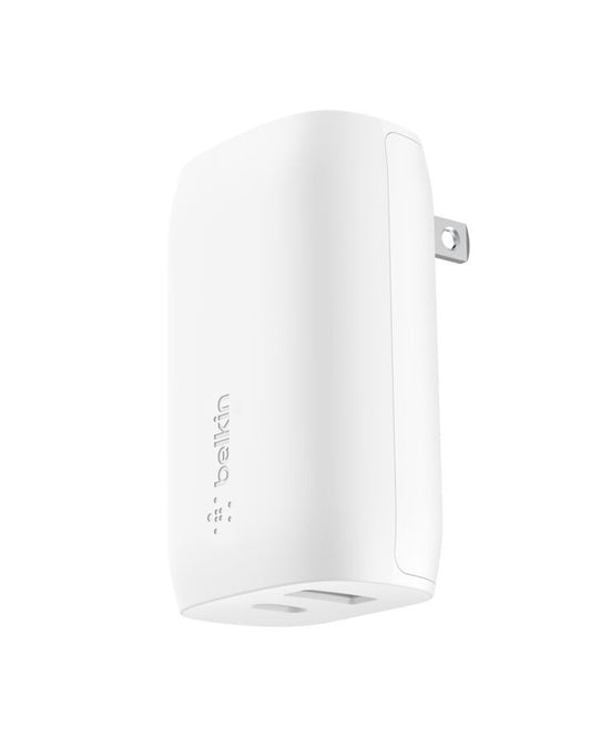 Belkin BoostCharge 37W Dual Wall Charger with PPS USB-C PD + USB-A