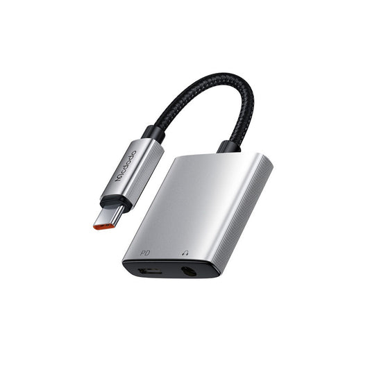 Mcdodo CA-505 USB-C to 3.5mm Audio and Charging, 2-in-1 Adapter with 60W Fast Charge