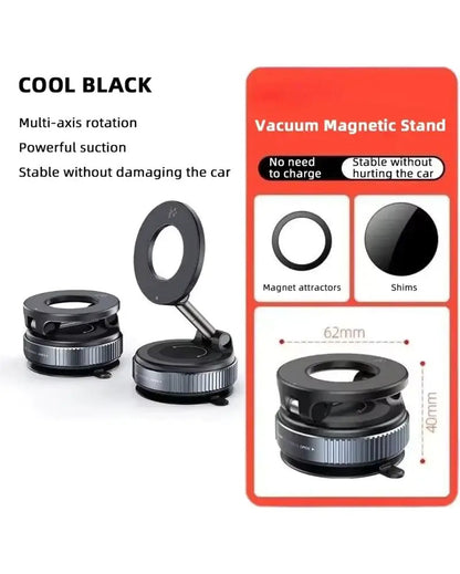 K007 Strong Magnetic Car Phone Holder 360° Rotating Vacuum Suction mobile Mount