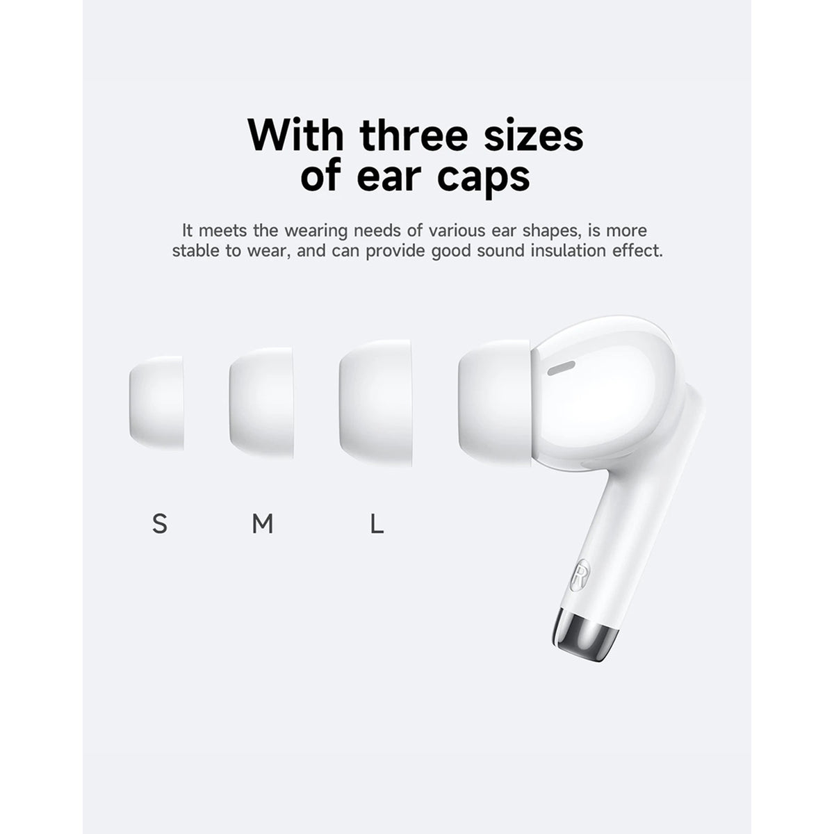 HOCO EQ2 Plus TWS Bluetooth Earphones – Bluetooth 5.4, Dual Drivers & LED Battery Display
