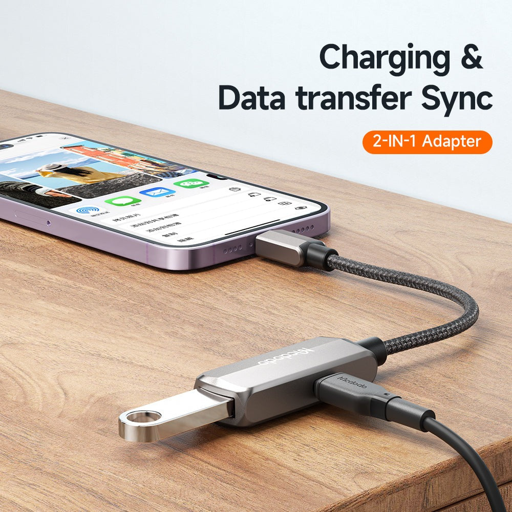 Mcdodo CA-269 2-in-1 Lightning to USB-A 3.0 + Lightning Converter