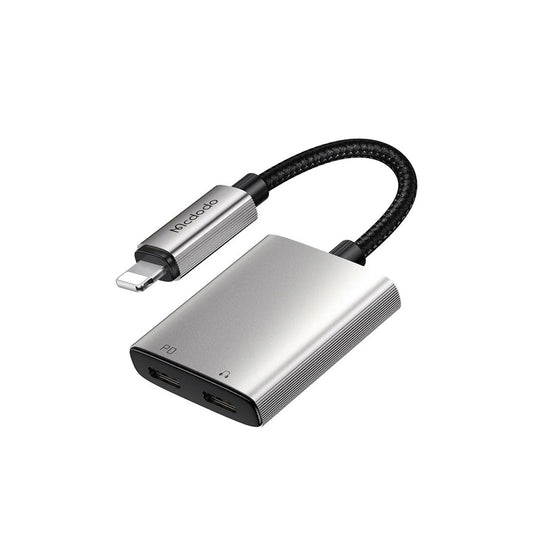 Mcdodo CA-556 2-in-1 Lightning to Dual Lightning Audio & Charging Adapter
