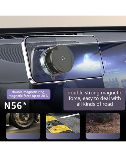 K009 Vacuum Magnetic Car Phone Holder – Powerful Suction, Ultra‑Stable 360° Universal Mount for All Smartphones