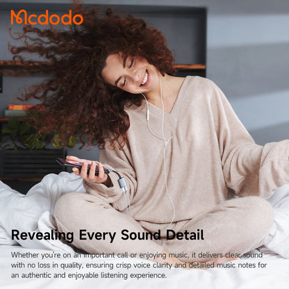 Mcdodo Port Tune CA312 2-in-1 USB-C to USB-C & 3.5mm Audio Adapter with 60W PD Charging