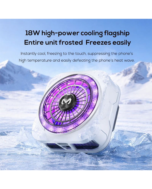 MEMO CX21 18W Magnetic Semiconductor RGB Phone Cooler with Back Clip