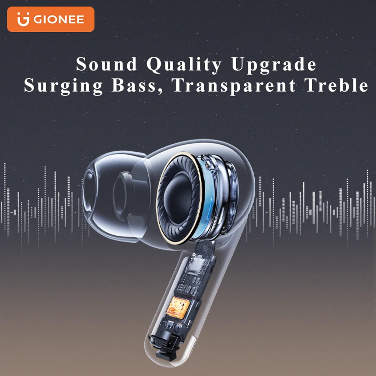 GIONEE JL013 Wireless Earbuds – Bluetooth 5.4