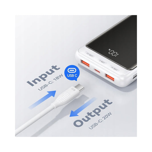 Toocki 10000mAh 22.5W Fast Charging Power Bank QC PD USB-C & USB – TQ-PB05