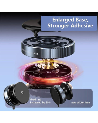 K009 Vacuum Magnetic Car Phone Holder – Powerful Suction, Ultra‑Stable 360° Universal Mount for All Smartphones