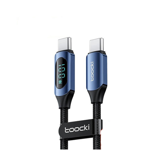 Toocki 100W USB-C to USB-C Braided Cable – 5A PD Fast Charging Display Cable