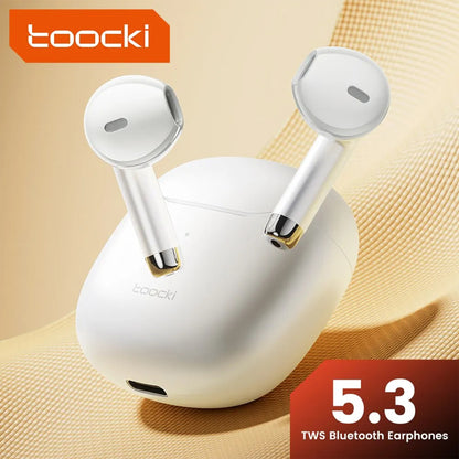 Toocki HE-080 TWS Wireless Earphones – Bluetooth 5.3, & IPX4 Sweat-Resistant Finish