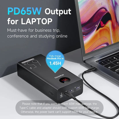 Romoss PEA40S Pro 40000mAh 65W PD Fast Charging Power Bank