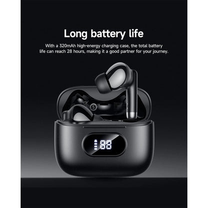 HOCO EQ2 Plus TWS Bluetooth Earphones – Bluetooth 5.4, Dual Drivers & LED Battery Display