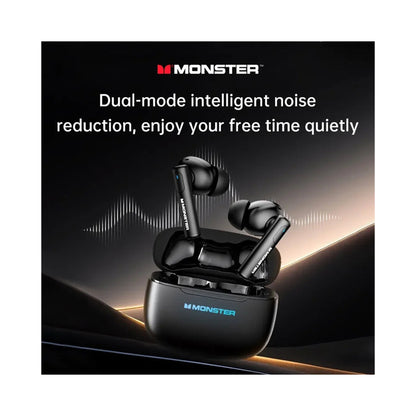 Monster XKT26 ANC TWS Gaming Wireless Earbuds – Bluetooth 5.4, ANC & 13mm Drivers