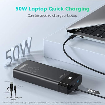 ROMOSS PPD20 20000mAh 50W PD Fast Charging Power Bank USB-C Portable Charger