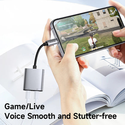 Mcdodo CA-556 2-in-1 Lightning to Dual Lightning Audio & Charging Adapter