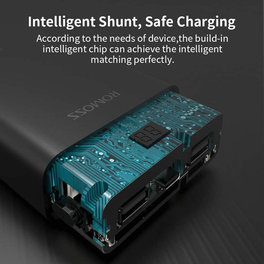ROMOSS PPD20 20000mAh 50W PD Fast Charging Power Bank USB-C Portable Charger