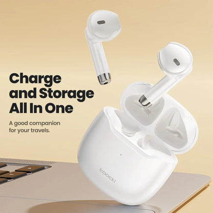 Toocki HE-080 TWS Wireless Earphones – Bluetooth 5.3, & IPX4 Sweat-Resistant Finish