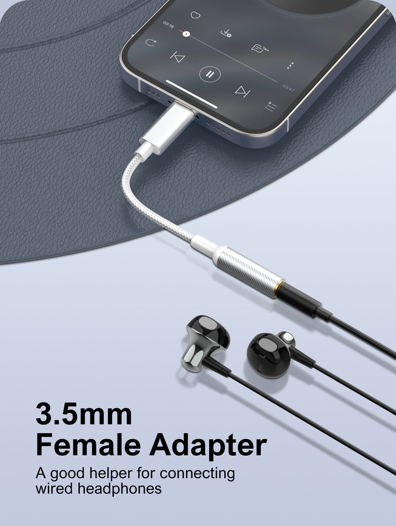 LDNIO LS-Y90C Hi-Fi USB-C to 3.5mm Female Audio Adapter