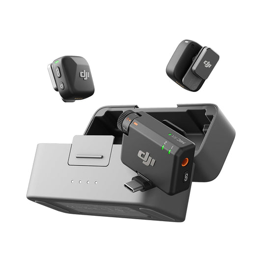 DJI Mic Mini Wireless Microphone 2TX + 1RX with Charging Case