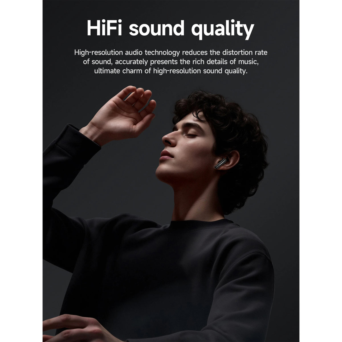 HOCO EQ33 Wireless Bluetooth Earbuds – Bluetooth 5.4 & App Control