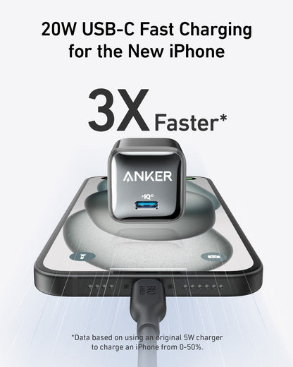 Anker 511 Nano Pro 20W USB-C Fast Charger with Power Delivery