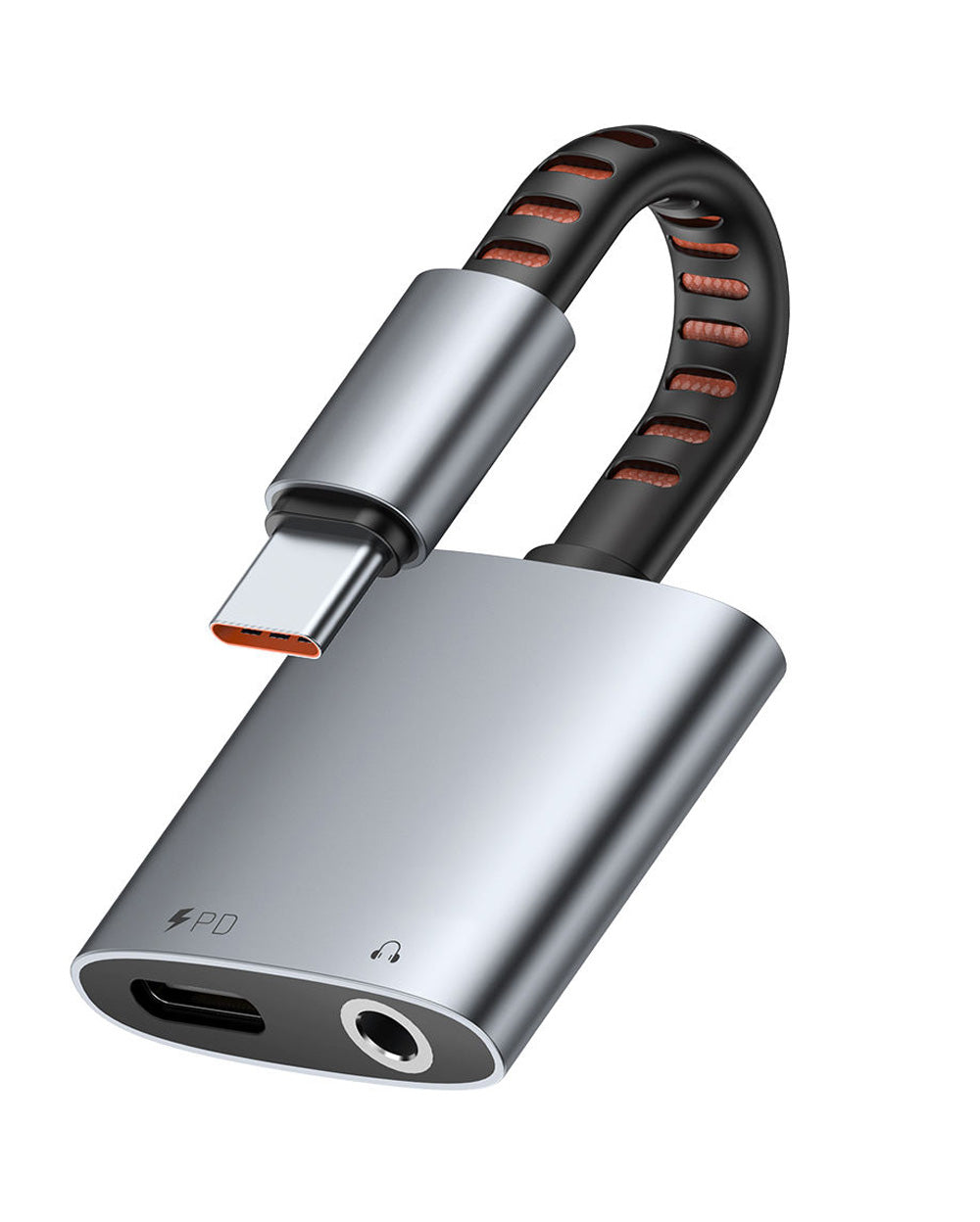 Mcdodo Port Tune CA312 2-in-1 USB-C to USB-C & 3.5mm Audio Adapter with 60W PD Charging