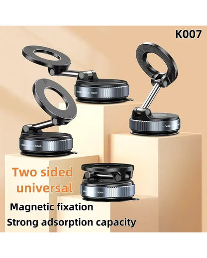 K007 Strong Magnetic Car Phone Holder 360° Rotating Vacuum Suction mobile Mount