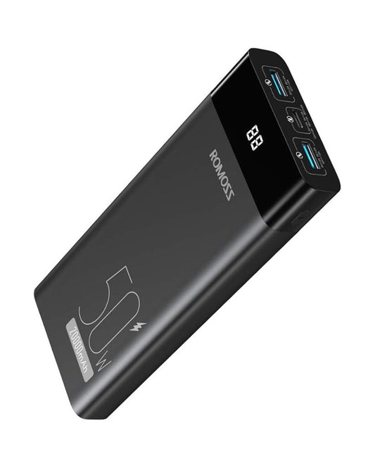 ROMOSS PPD20 20000mAh 50W PD Fast Charging Power Bank USB-C Portable Charger