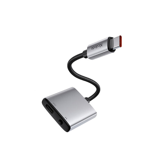 Mcdodo CA-505 USB-C to 3.5mm Audio and Charging, 2-in-1 Adapter with 60W Fast Charge