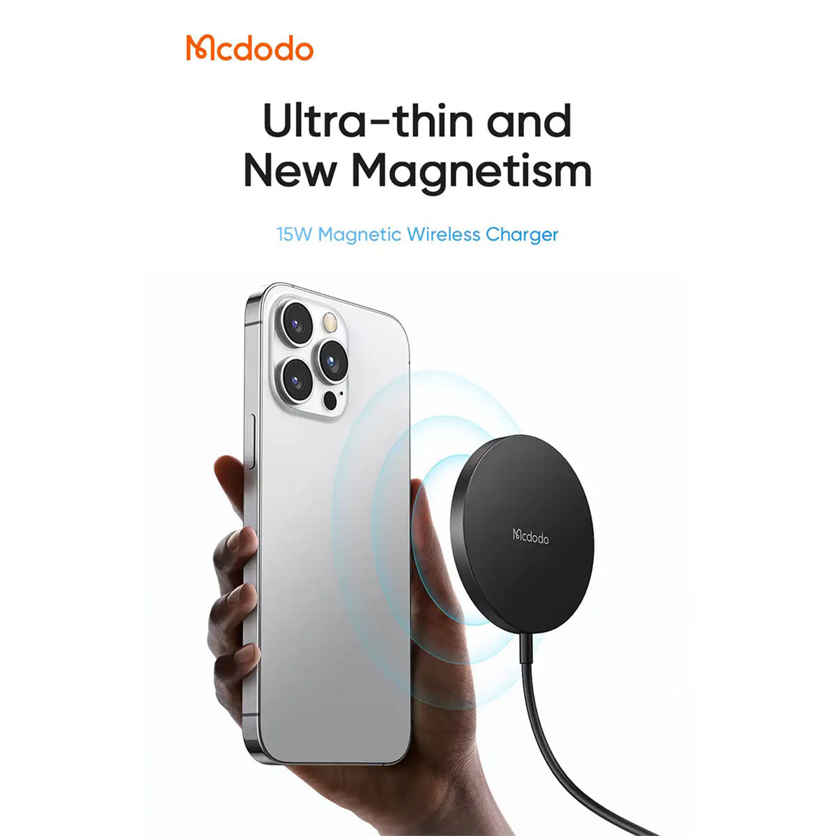 Mcdodo CH-436 15W Magnetic Wireless Charger MagSafe Compatible for iPhone