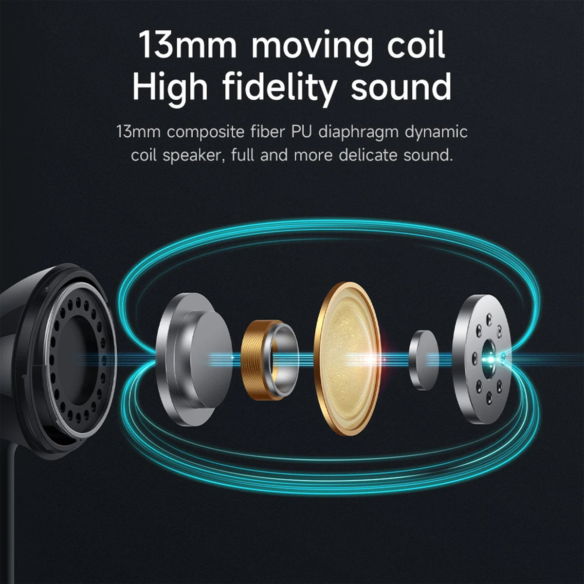 HOCO EQ5 ANC+ENC Bluetooth 5.3 Wireless Earbuds – HiFi Stereo Sound & Dual Microphones