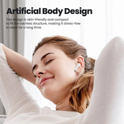 Toocki HE-080 TWS Wireless Earphones – Bluetooth 5.3, & IPX4 Sweat-Resistant Finish
