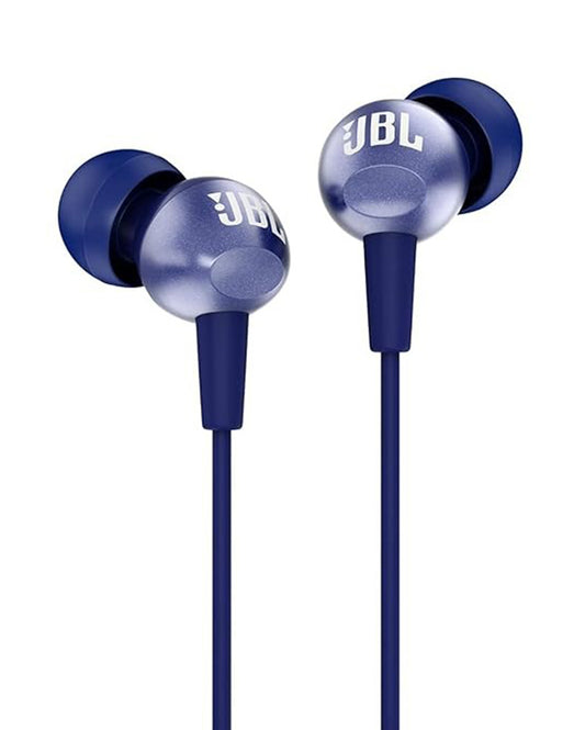 JBL C100SI 3.5mm In-Ear Earphones with 9mm Dynamic Drivers & Microphone