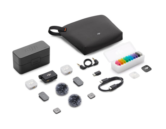 DJI Mic Mini 2 Wireless Microphone System 2TX + 1RX with Charging Case