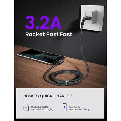LISEN 90-Degree USB-C Cable