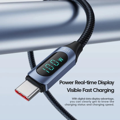 Toocki 100W USB-C to USB-C Braided Cable – 5A PD Fast Charging Display Cable